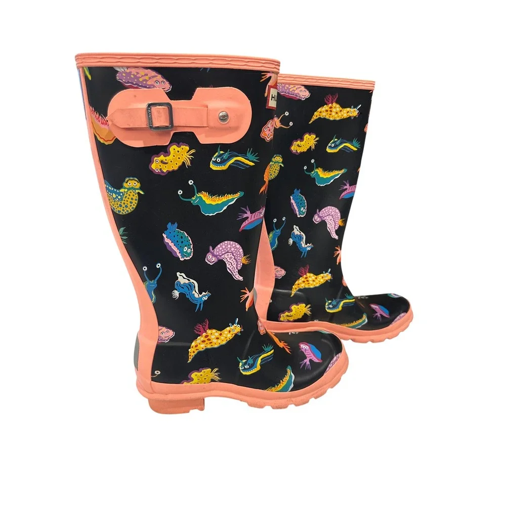 Barely Worn Colorful Hunter Rain Boots Size 3